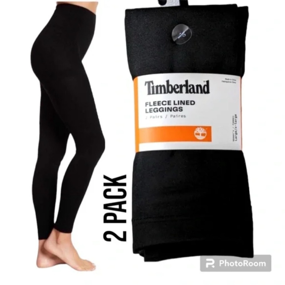 Timberland Fabriqué en Chine FLEECE LINED LEGGINGS 2 Pairs